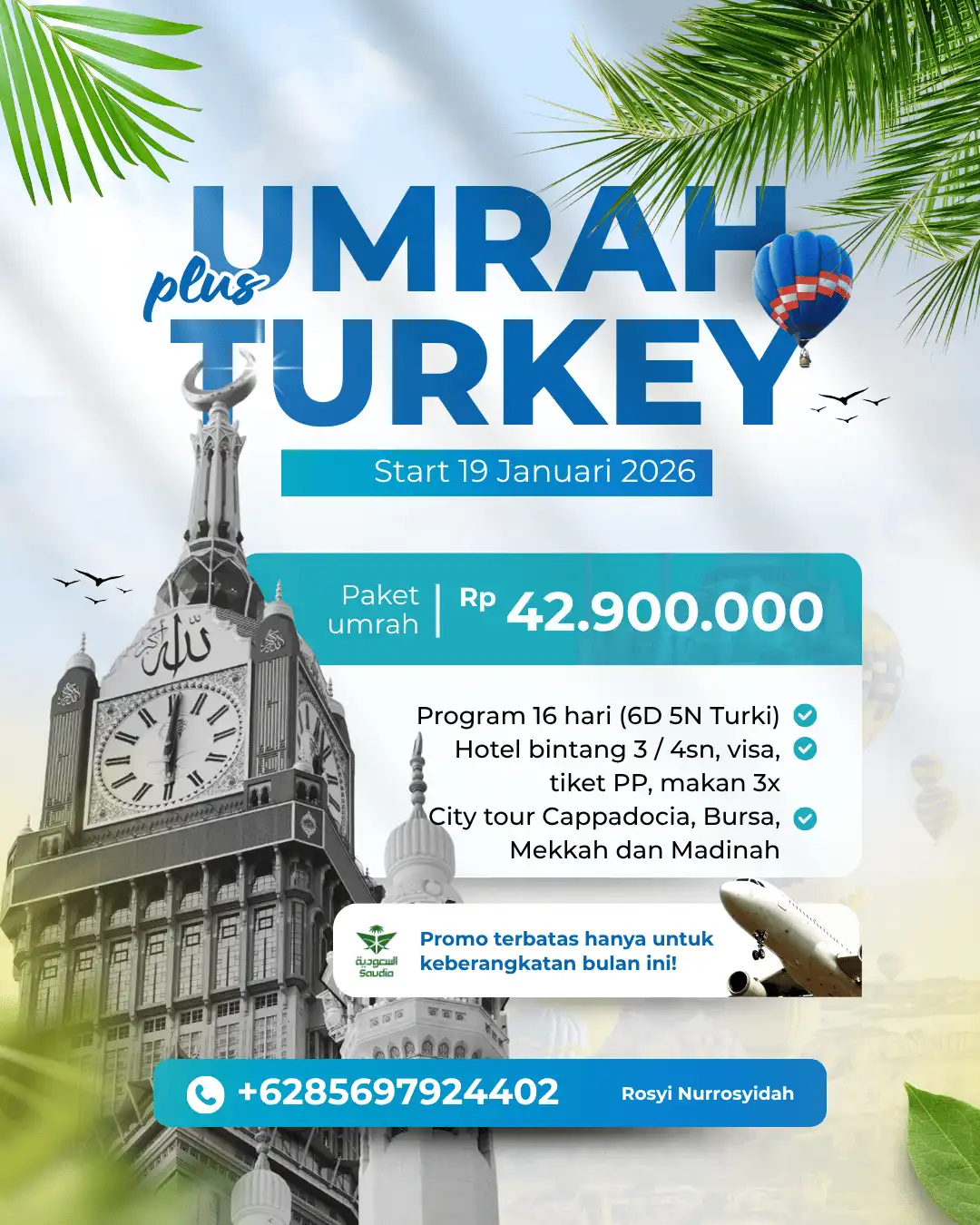 TUMROH + TURKI 16 Hari